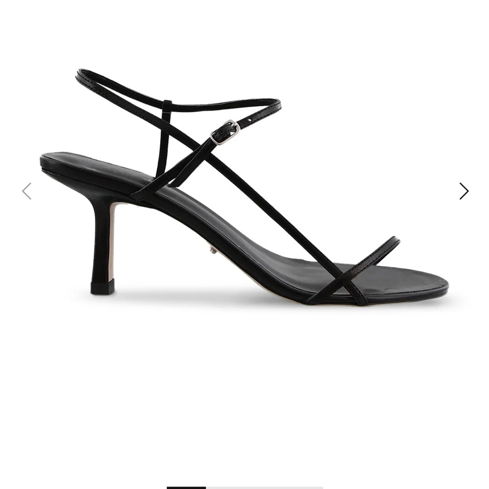 Tony Bianco Black Strappy Heels 7 EU 38